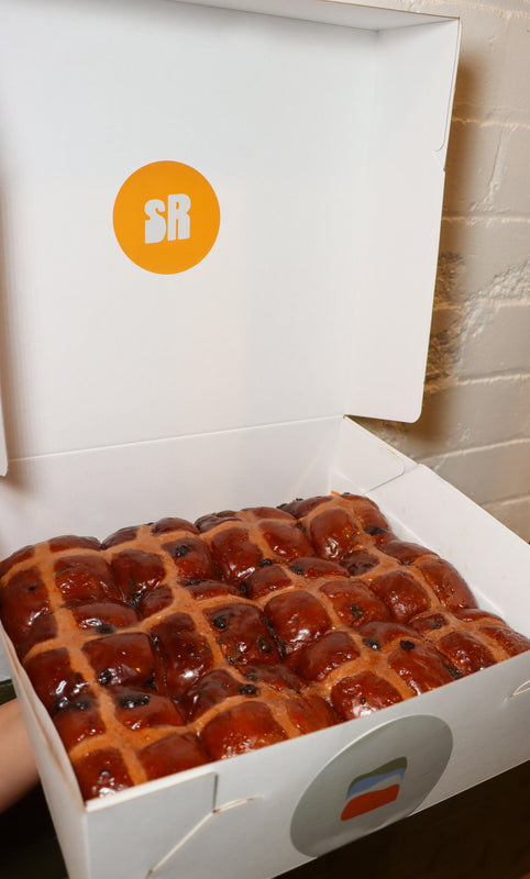 Chocolate Hot Cross buns - Box of 12